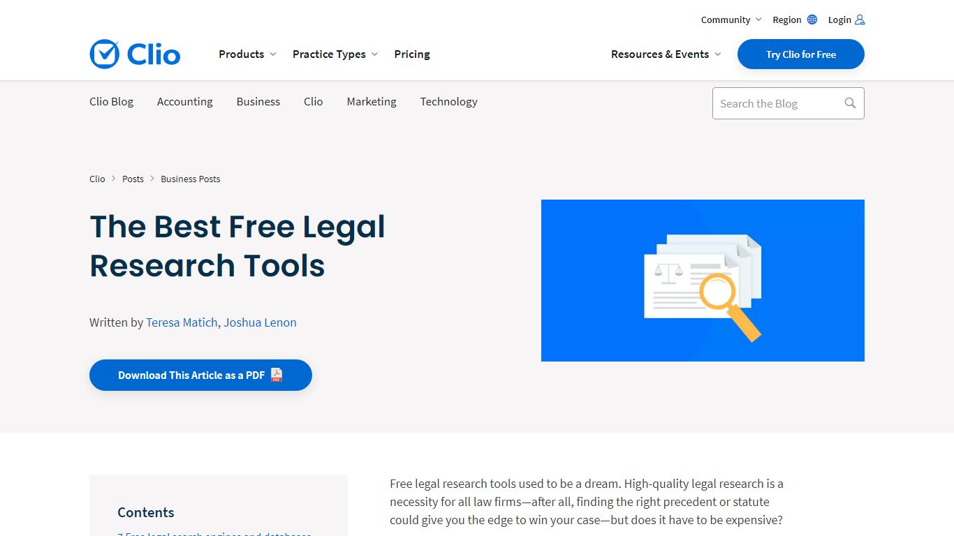 The Best Free Legal Research Tools | Clio